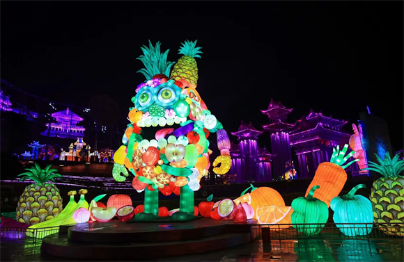 21组彩灯绚丽夺目 自贡中秋国庆彩灯嘉年华璀璨开启